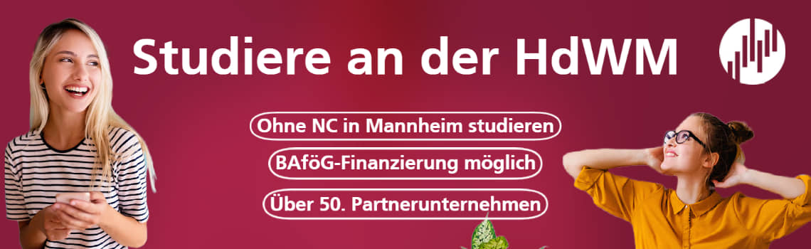 Hochschule der Wirtschaft für Management (Mannheim) Profil Header Bild