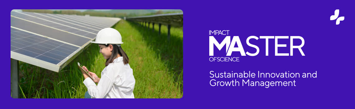 Impact Master in Sustainable Innovation & Growth Management Profil Header Bild