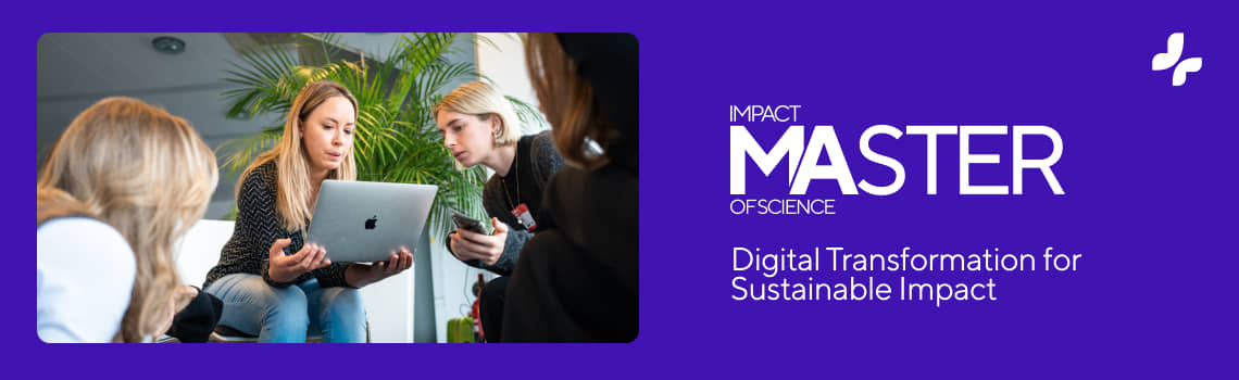 Impact Master in Digital Transformation for Impact Profil Header Bild