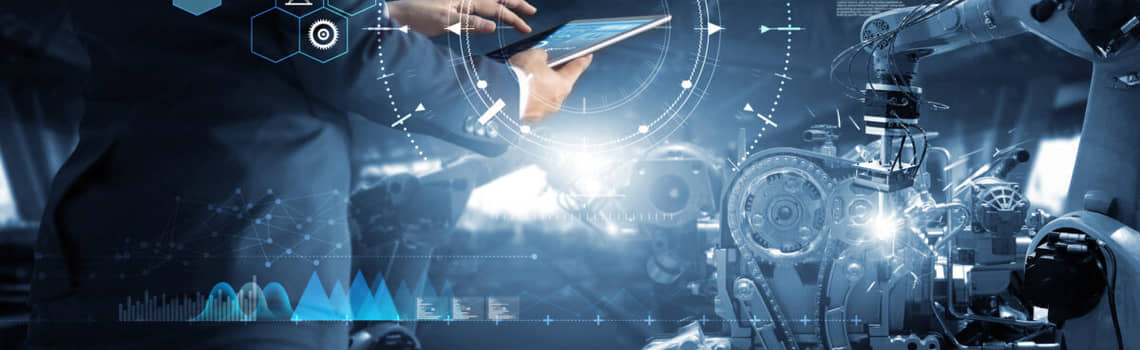 Smart Production und Management Profil Header Bild