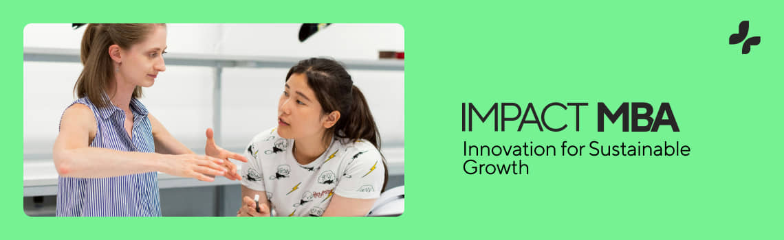 Impact MBA in Innovation for Sustainable Growth Profil Header Bild