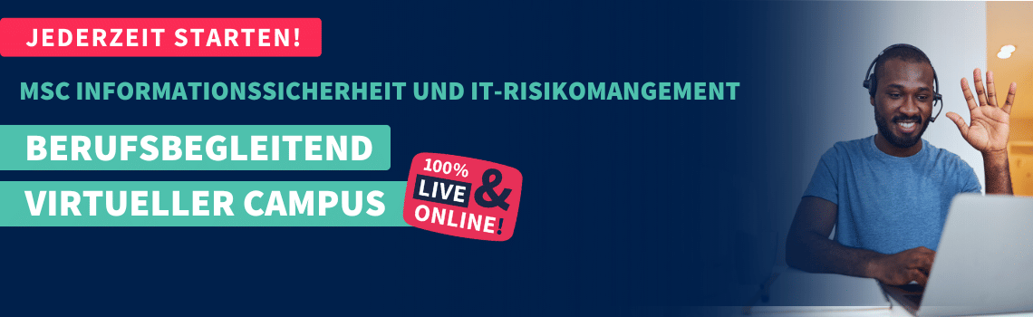 Informationssicherheit und IT-Risikomanagement Profil Header Bild