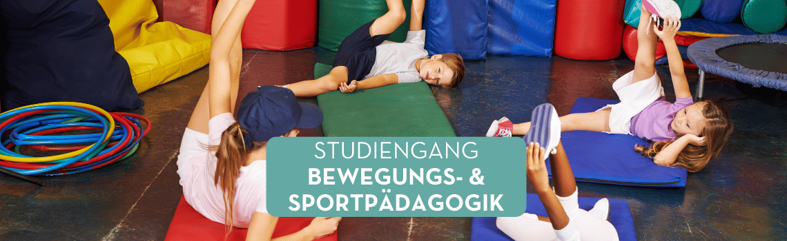 Angewandte Sportwissenschaft - Schwerpunkt Bewegungs- und Sportpädagogik Profil Header Bild