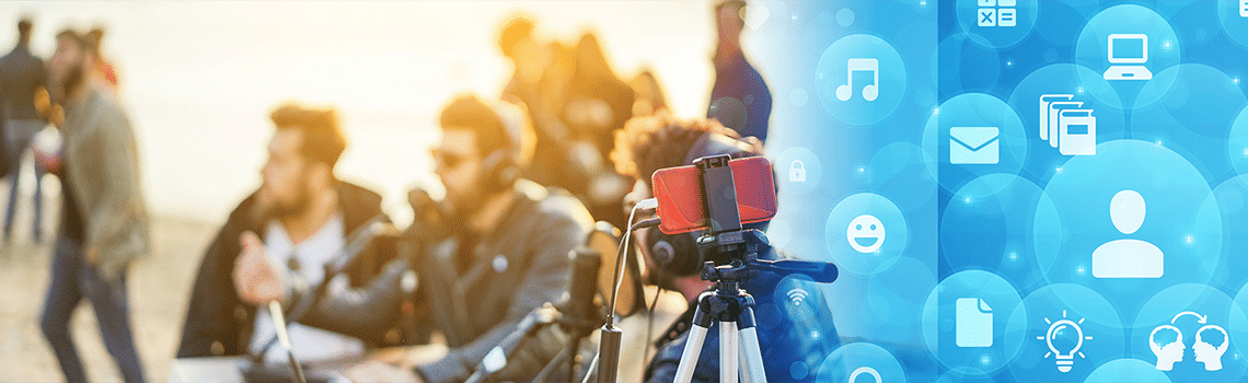 Digitale Medien und Kommunikation Bewertungen Profil Header Bild