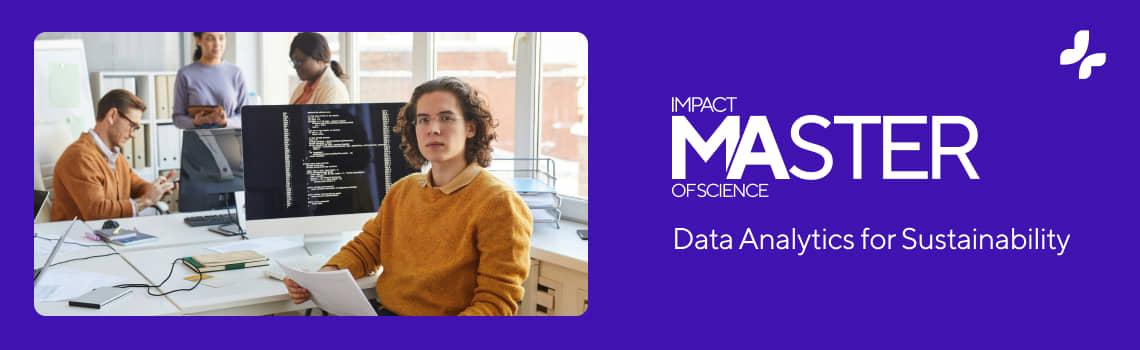 Impact Master in Data Analytics for Sustainability Profil Header Bild