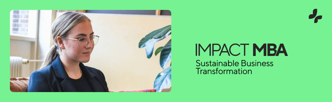 Impact MBA in Sustainable Business Transformation Profil Header Bild
