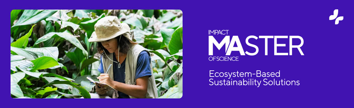Impact Master in Ecosystem-Based Sustainability Solutions Profil Header Bild